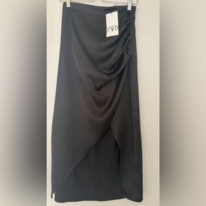 Zara Asymmetrical Black Skirt